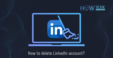delete linkedIn account